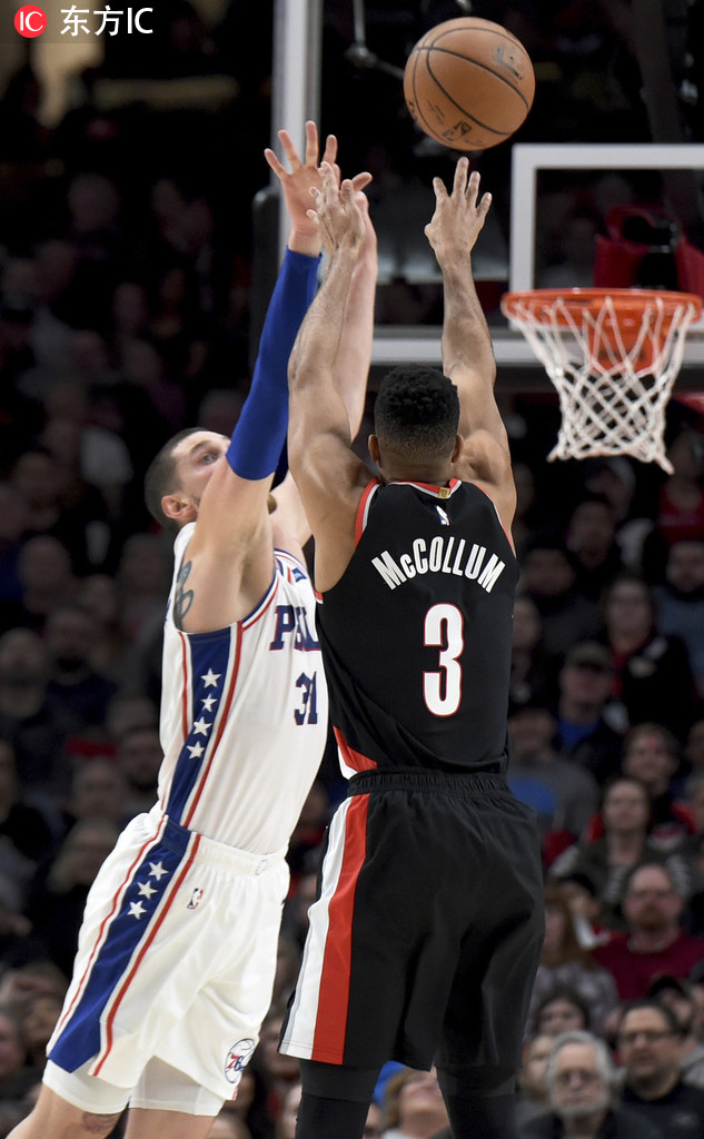 雷速体育比分直播-公牛鏖战76人，麦科勒姆关键制胜